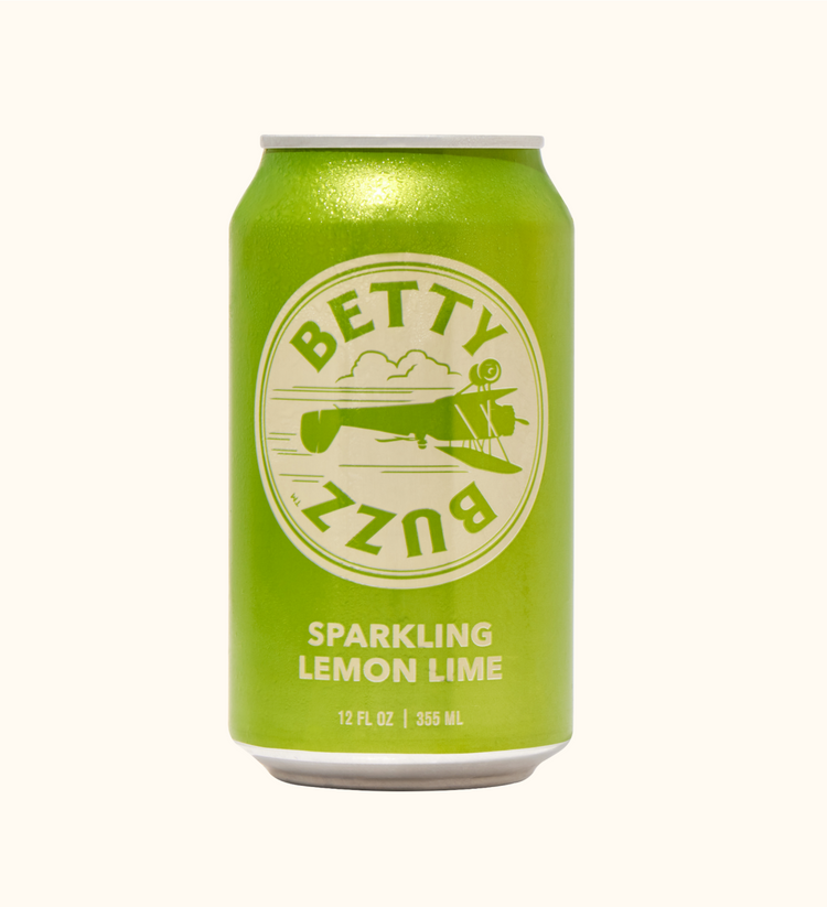 Betty Buzz Lemon Lime Soda Can